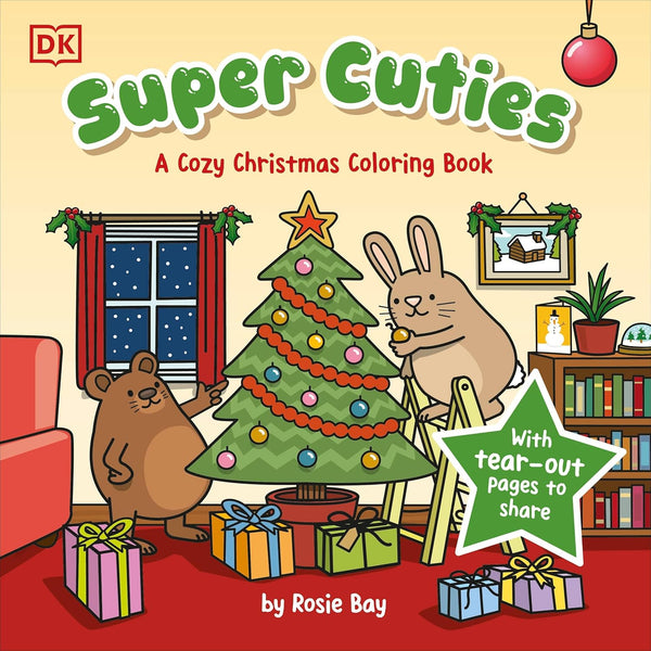 Super Cuties: A Cozy Christmas Coloring Book