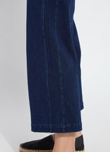 Layton Wide Leg Crop Pants Dark Indigo