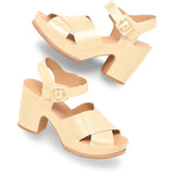 San Isabel Heeled Sandals Gold