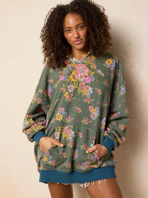 Oversize Printed Hoodie