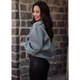 Game Day Sweatshirt Dark Grey + Black