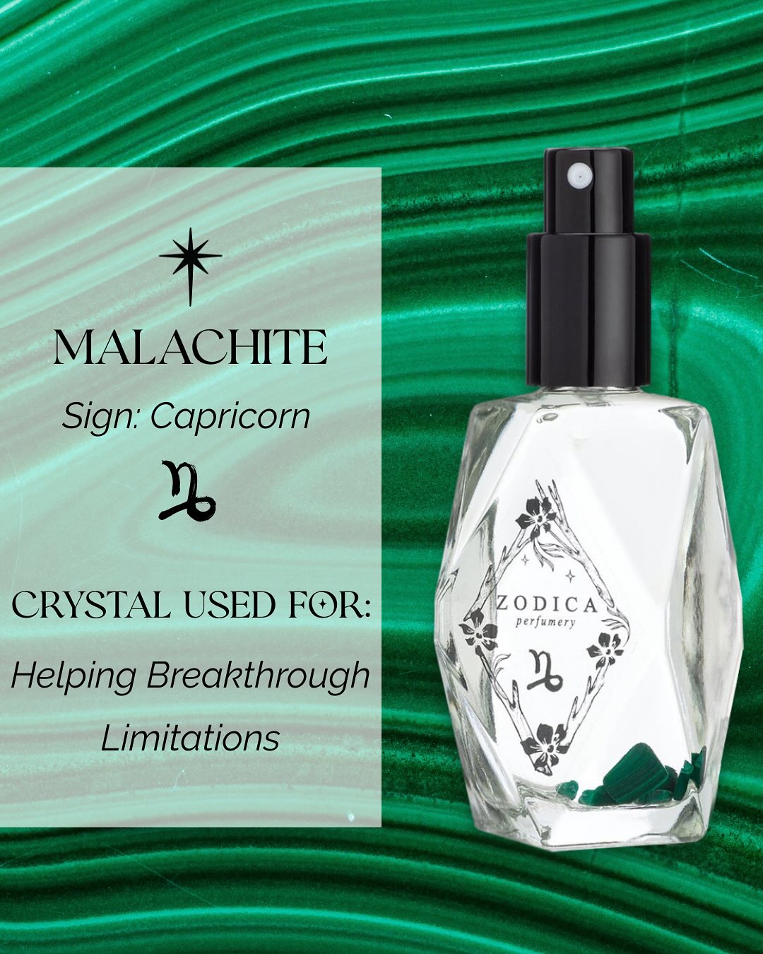 Mini Crystal Infused Zodiac Perfume - 22ml