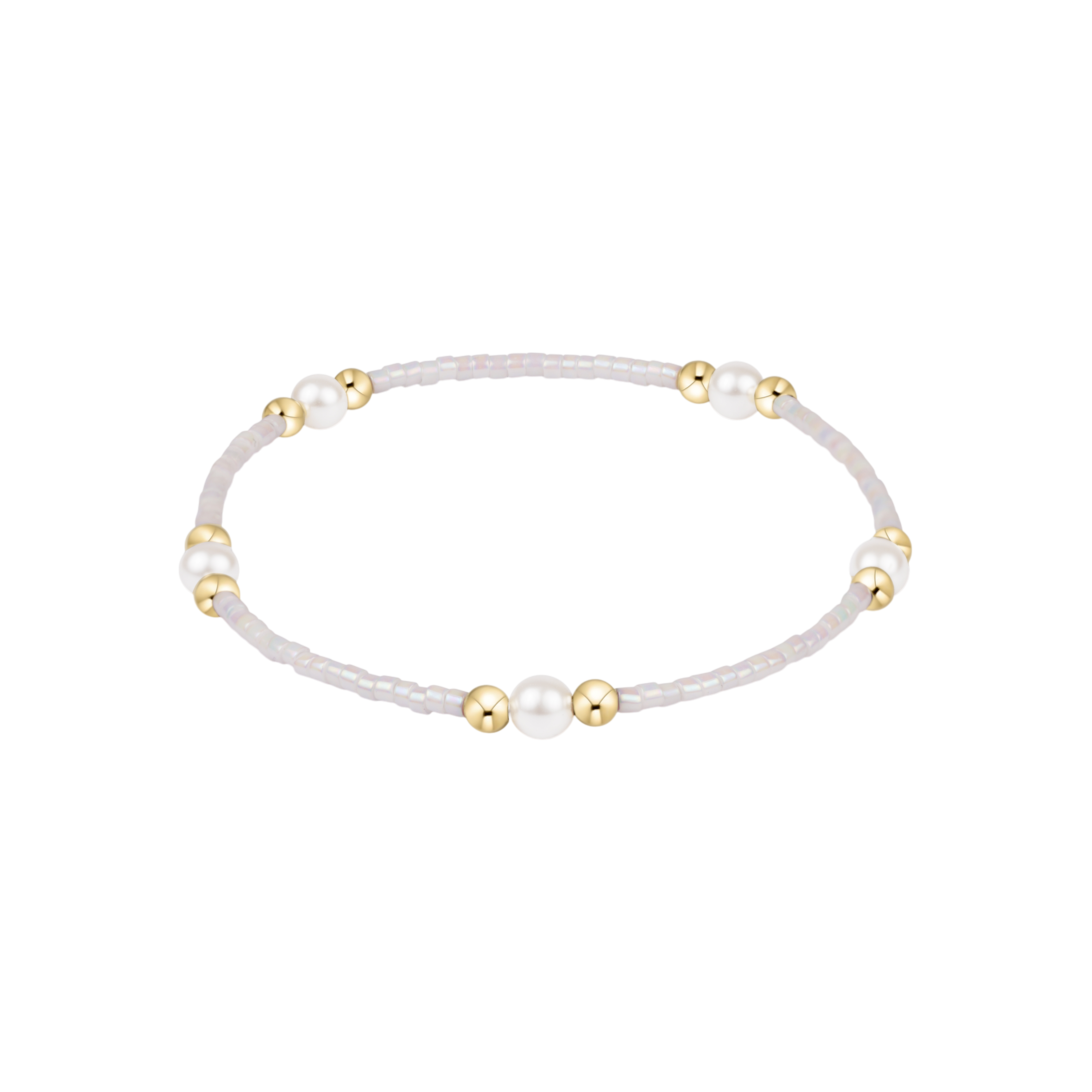 Hope Purpose Pearl Bracelet Silky White