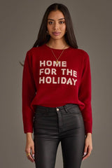 Home For The Holiday Sweater Red