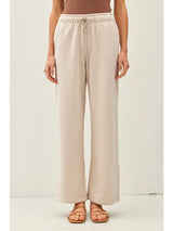 Washed Cotton Modal Fleece Sweatpants Stone