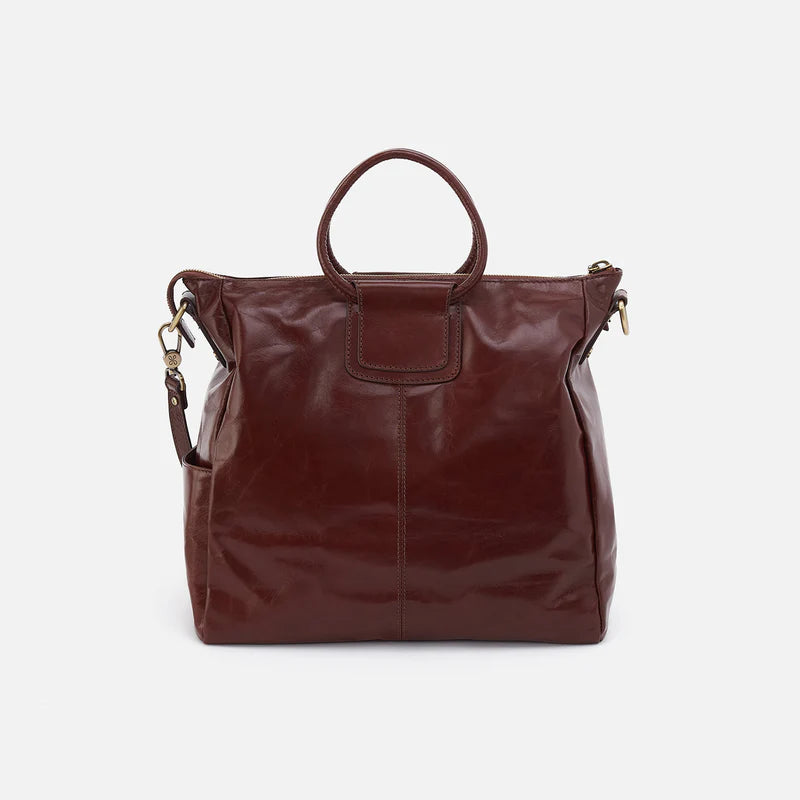 Shelia Polished Leather Large Satchel