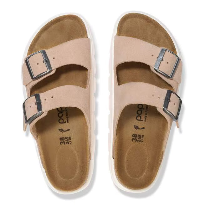 Arizona Chunky Suede Sandals Warm Sand