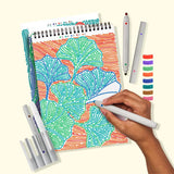 Lifelines FlowArt Dot By Letter Book Botanicals