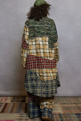 Varied Patchwork Duster Camo Multi