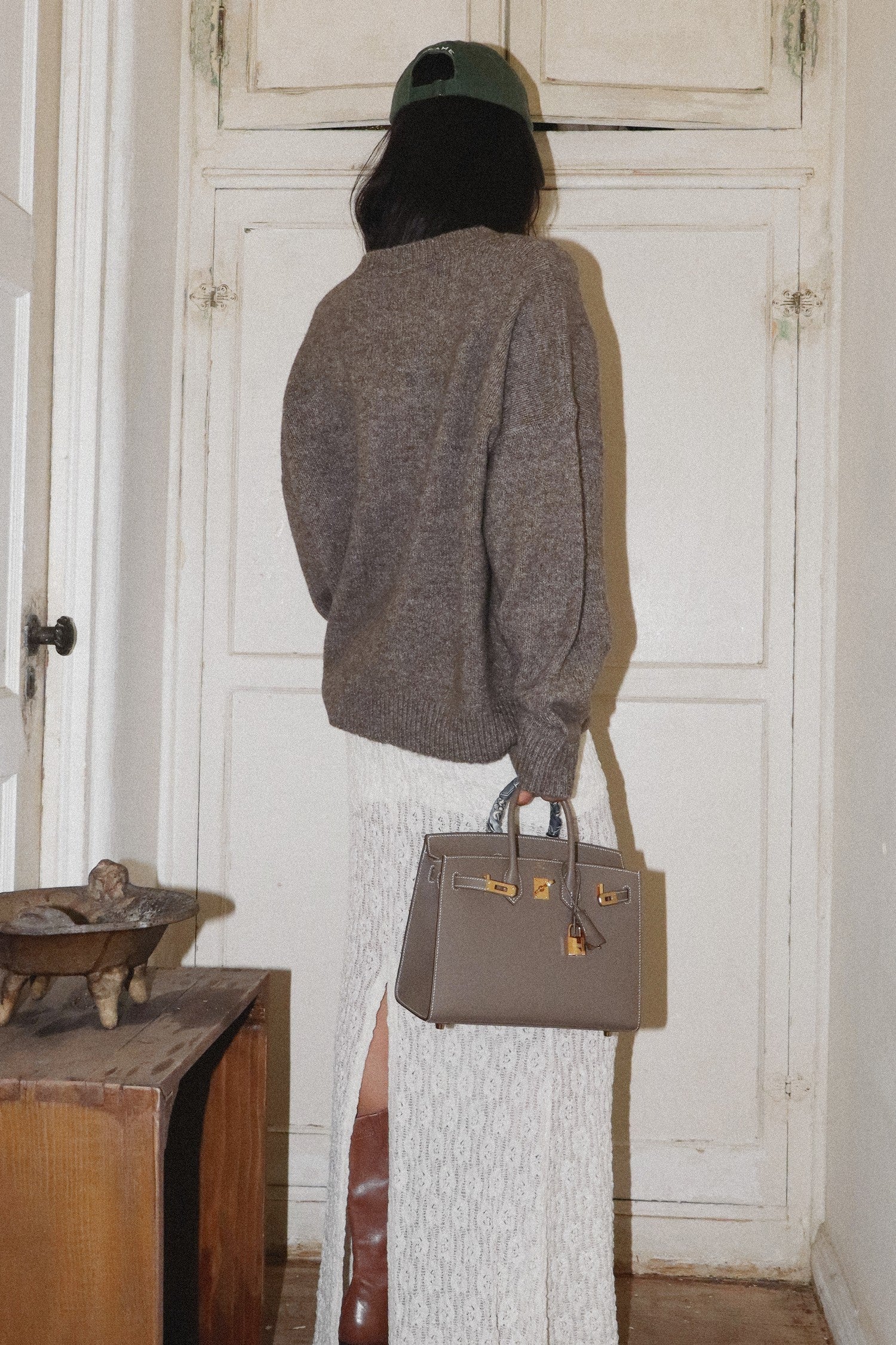 Flying Duck Knit Sweater Mocha