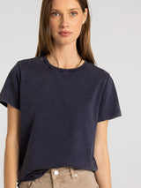 Asher Relaxed Fit Tee Navy
