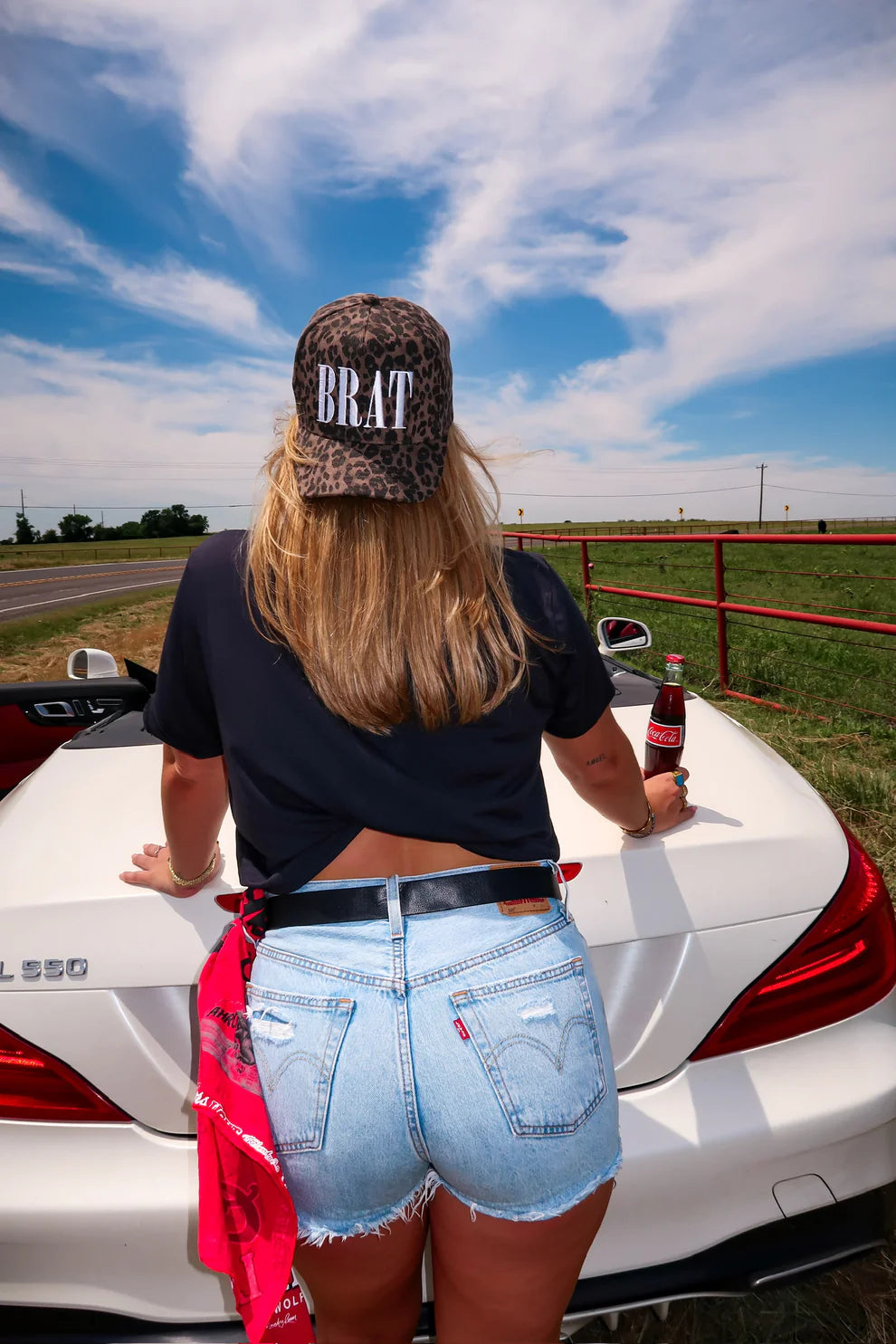 BRAT Trucker Hat Leopard