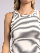 Edlin Layering Tank Cream Black