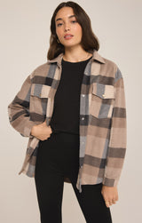 Hiker Two Tone Fleece Jacket Sea Salt
