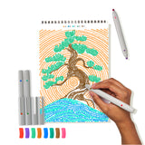 Lifelines FlowArt Dot By Letter Book Landscapes
