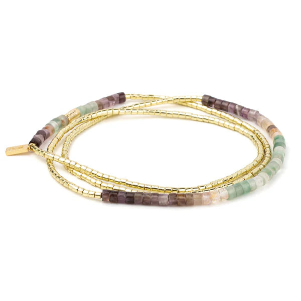 Ombre Stone Wrap Twilight | Gold