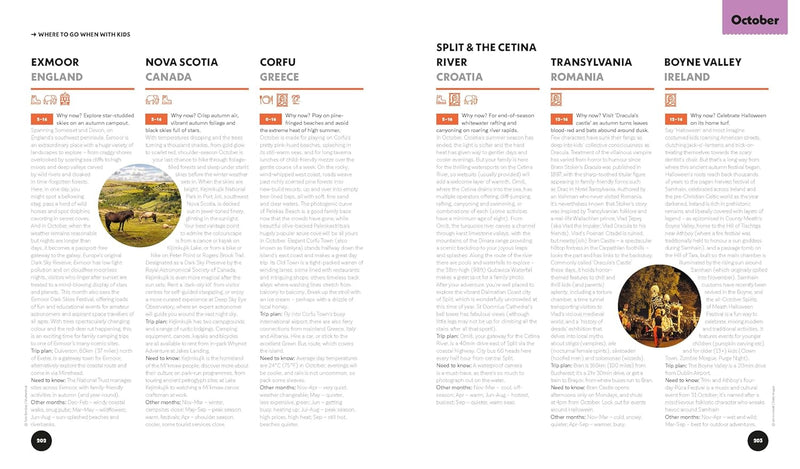 Lonely Planet: Where To Go When With Kids Book