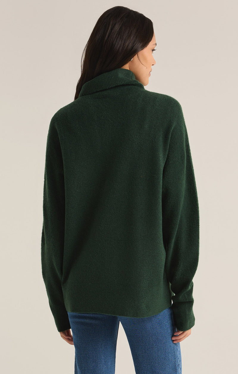 Richie Turtleneck Sweater Cyprus Green