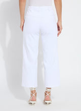 Layton Wide Leg Crop Pants White