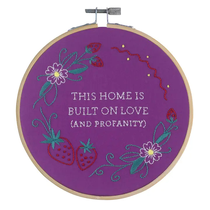 This Home IS Built On Love Embroidery Kit