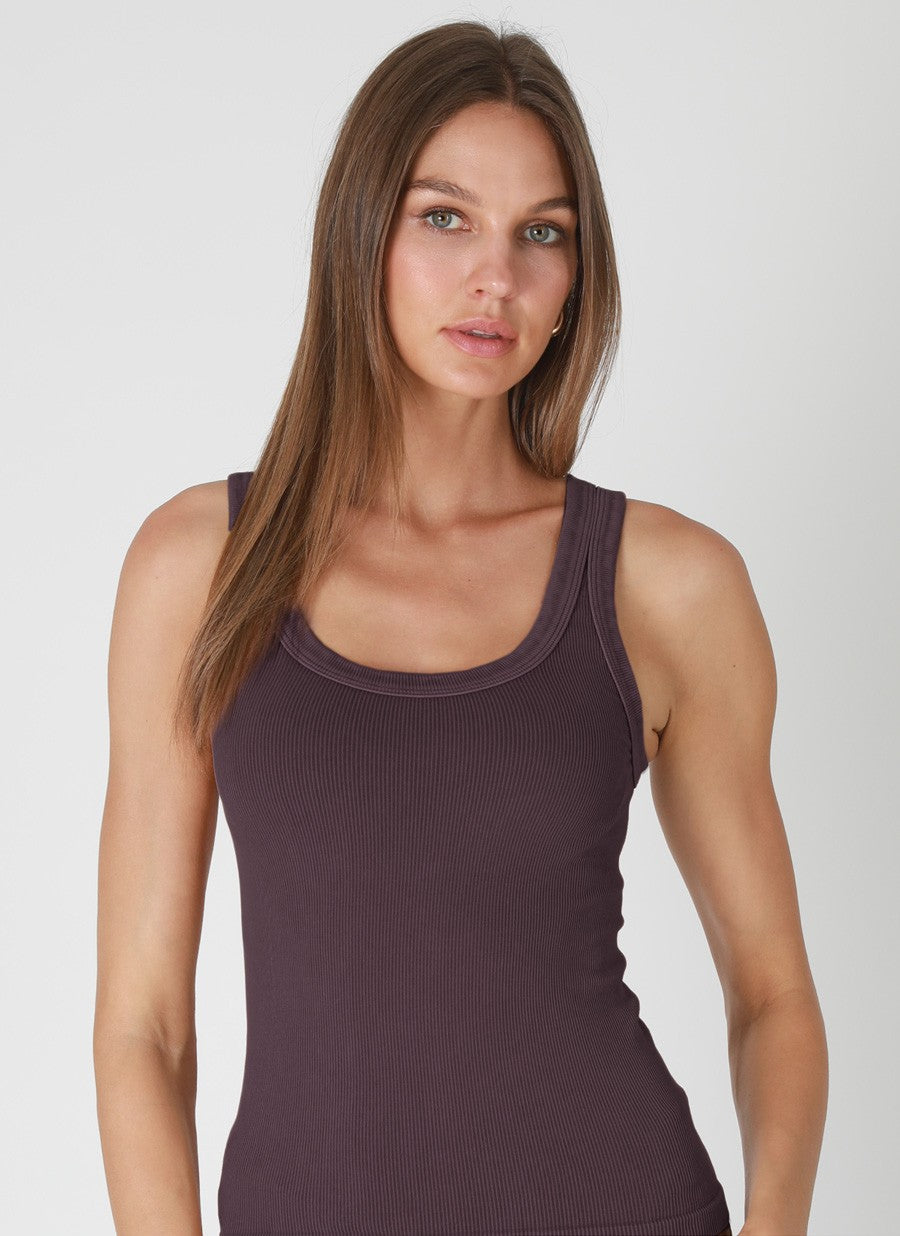 Vintage Reversible Ribbed Tank