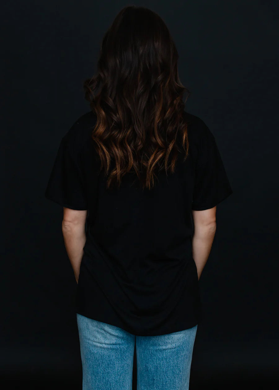 Too Sober For This Shit Tee Black