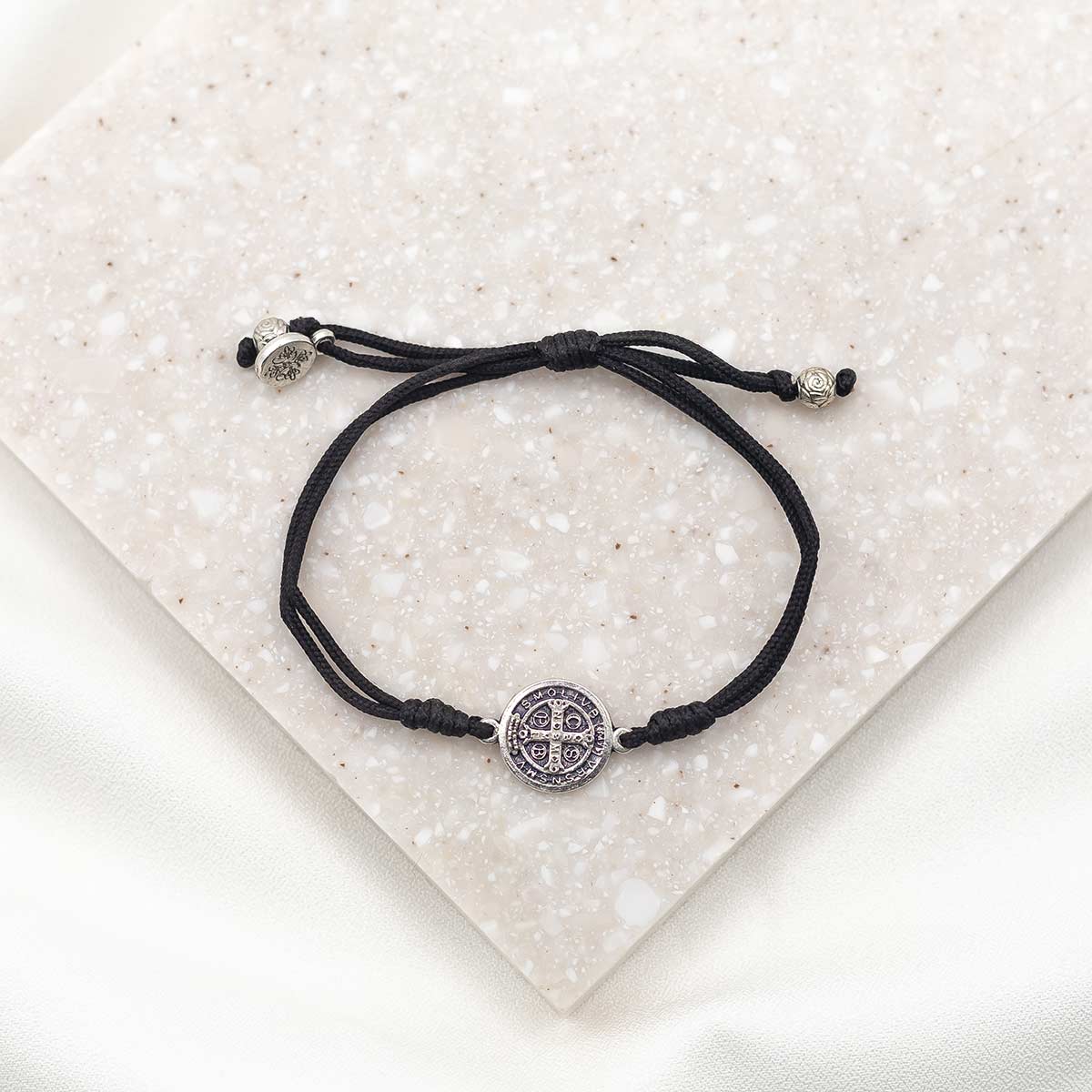 Serenity Blessing Bracelet Black | Silver