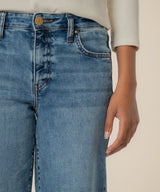 Charlotte Wide Leg Raw Hem Jeans Star