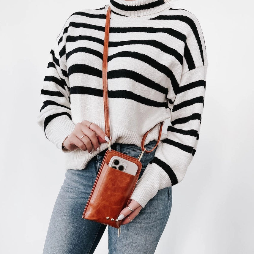 Double Duty Phone Bag Brown