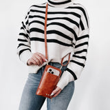Double Duty Phone Bag Brown
