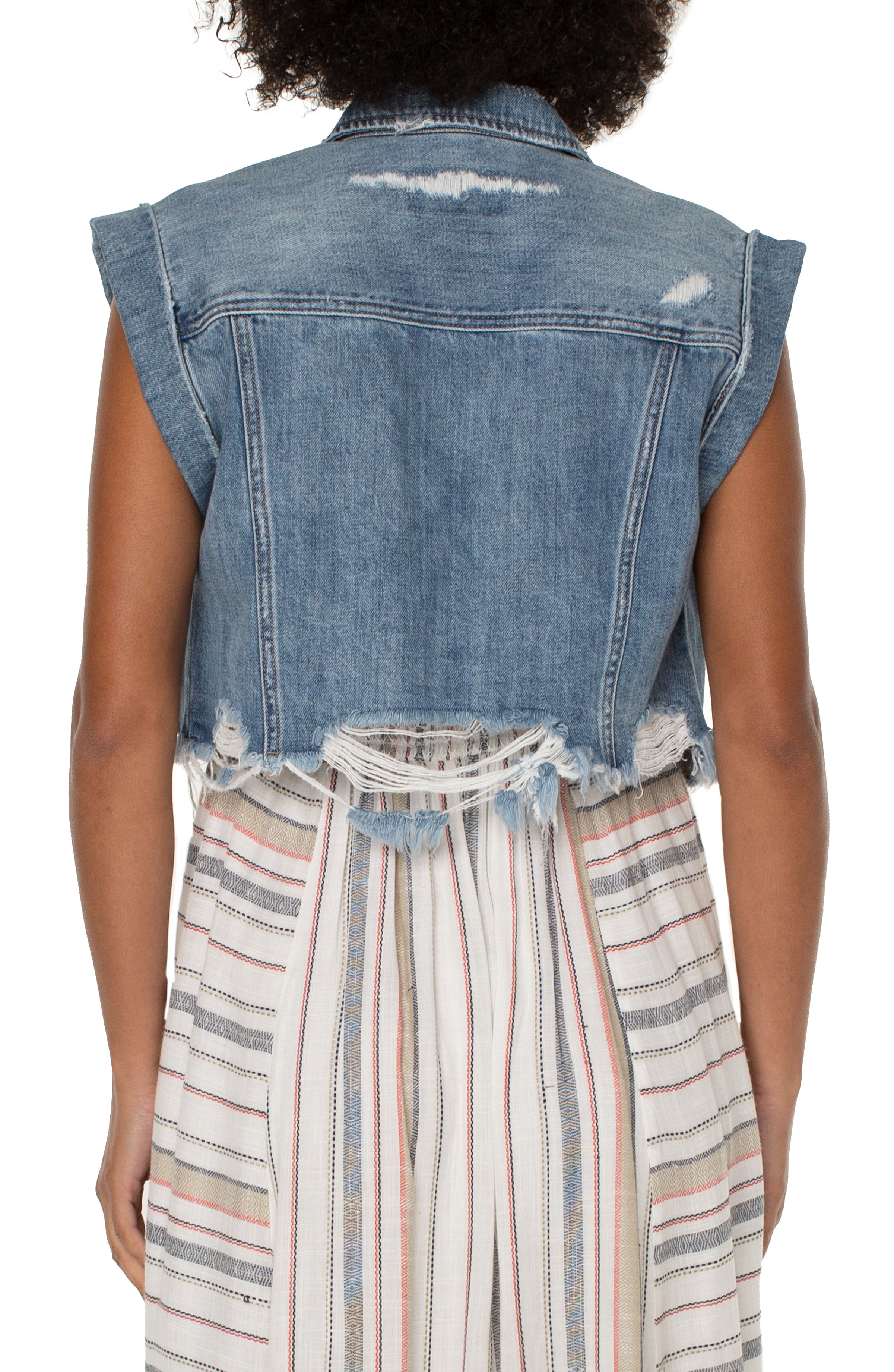 Cropped Sleeveless Jacket Connolly