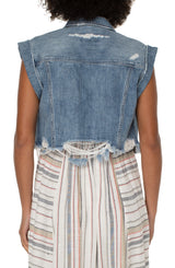 Cropped Sleeveless Jacket Connolly