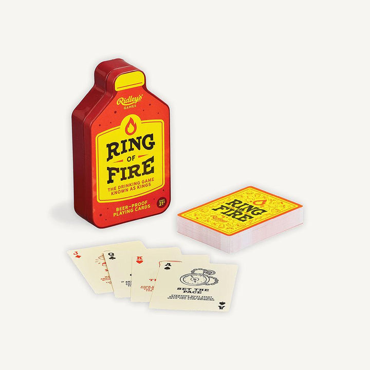 Ring Of Fire Beer Proof Playing Cards