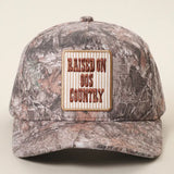 Raised On 90's Country Patch Camo Trucker Hat