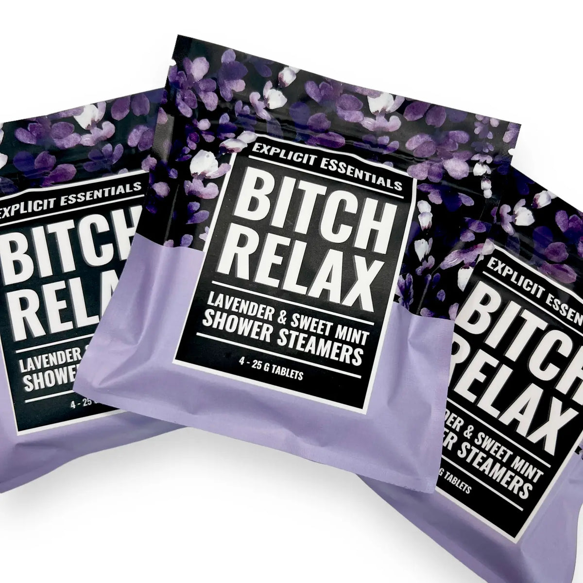 Explicit Essentials Shower Steamers 4 Pack