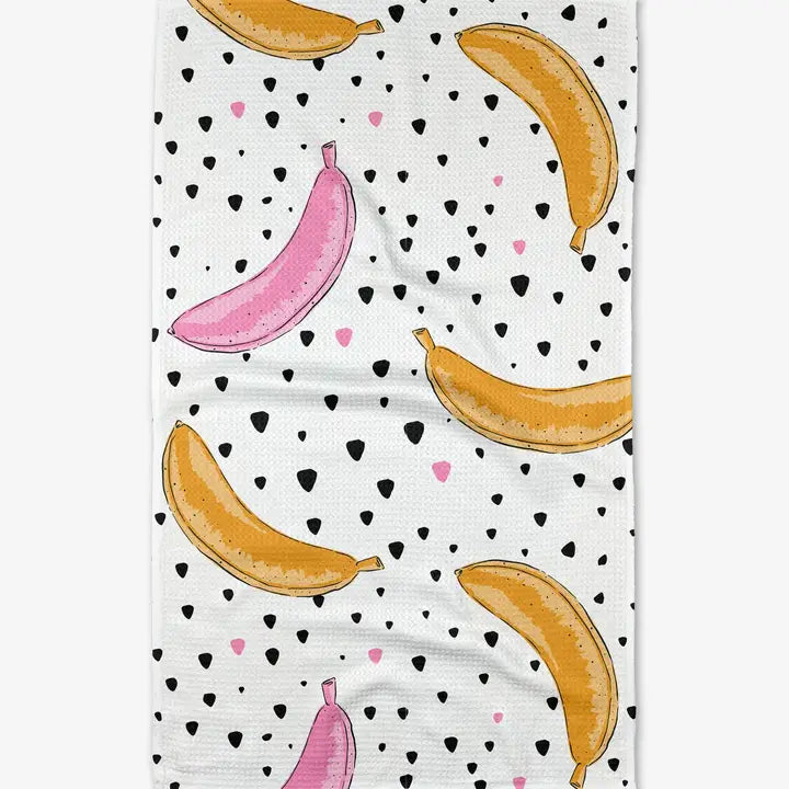 Geometry Tea Towel Color Pop Bananas