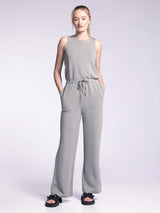 Robinson Tie Waist Jumpsuit Green Onyx