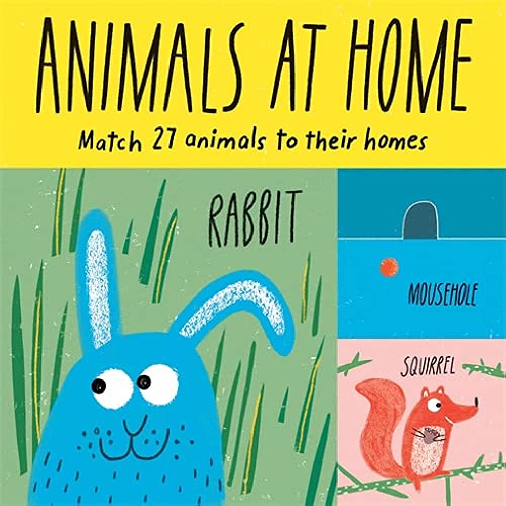 Animals At Home Matching Book