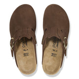 Fanny Clog Wedges Dark Tea