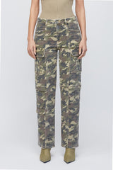 Tracey Cargo Straight Jeans Camoflauge