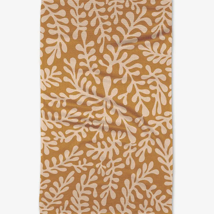 Geometry Tea Towel Golden Fall