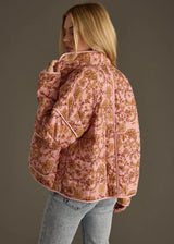 Garden Party Patterned Jacket Pink, Mustard + Orange