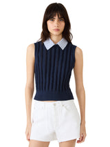 Embree Sweater Vest Marine