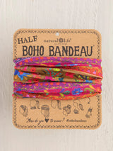Half Boho Bandeau Black White Daisies