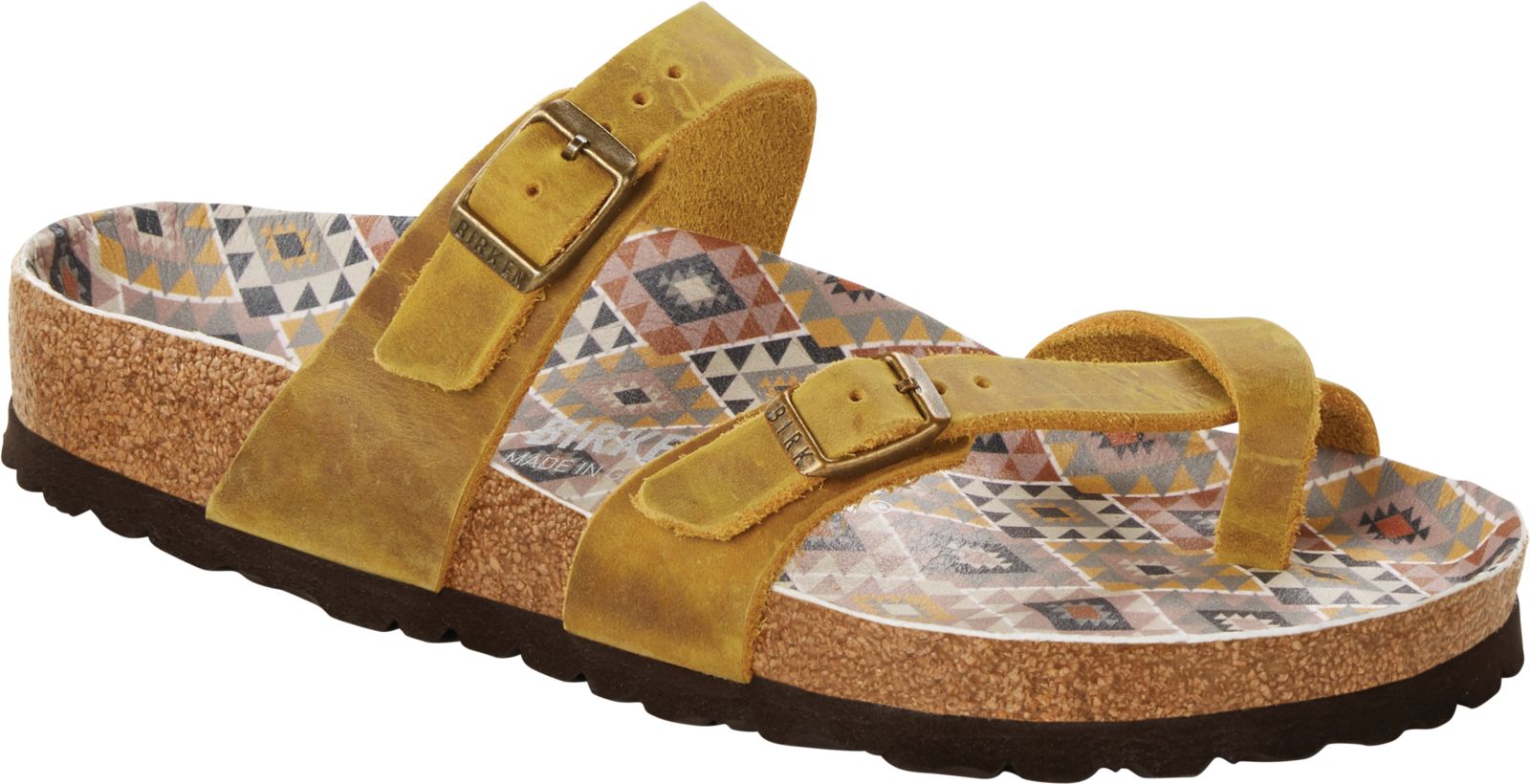 Mayari Sandals Oiled Leather Ochre
