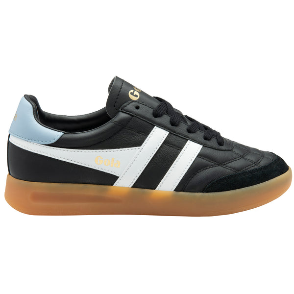 Stadia Leather Sneakers Black, White + Air
