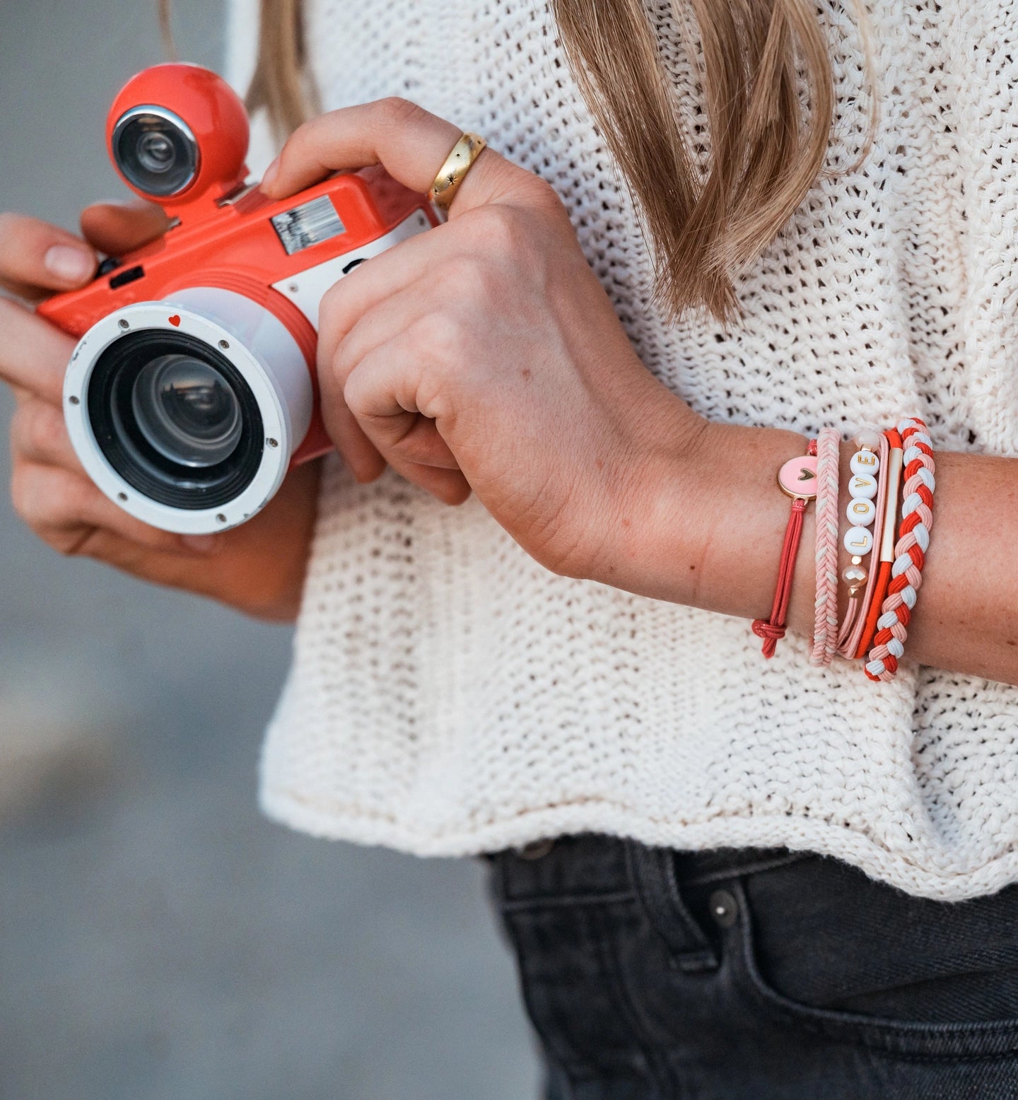 Hair Tie Bracelets Love | Medium