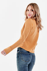 Luna Long Sleeve Henley Golden Glow