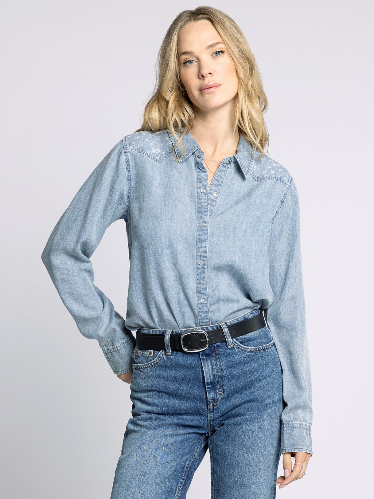 Oakley Button Up Denim Shirt June Wash