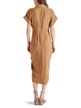 Tori Tie Front Solid Dress Toast